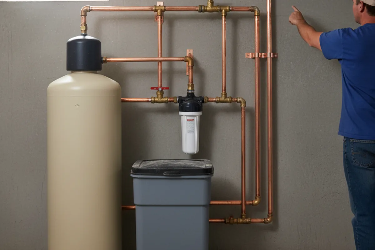 Whole-house water treatment system installed in Carbonado